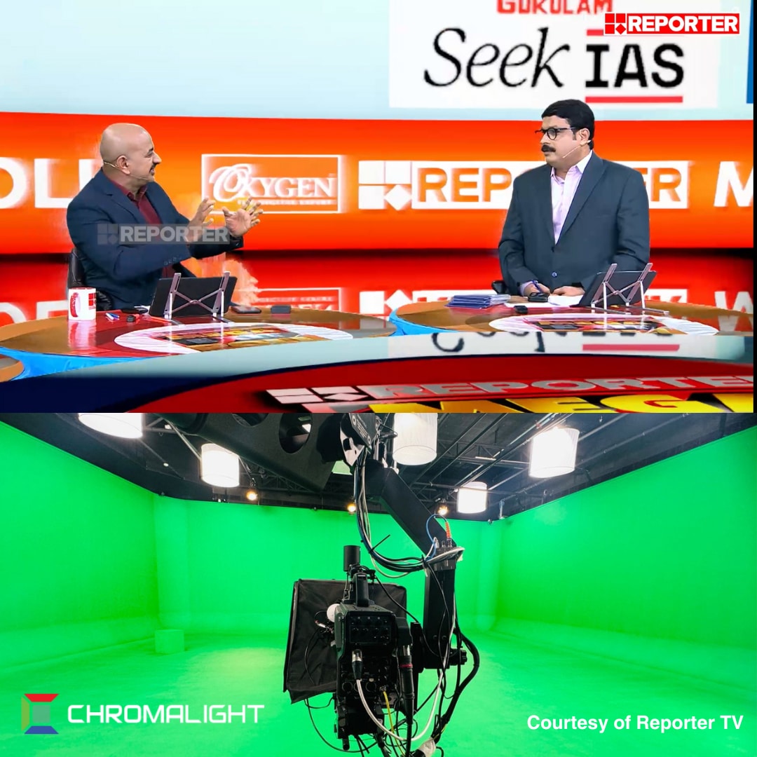 Reporter TV Success with ChromaLight Paint 5